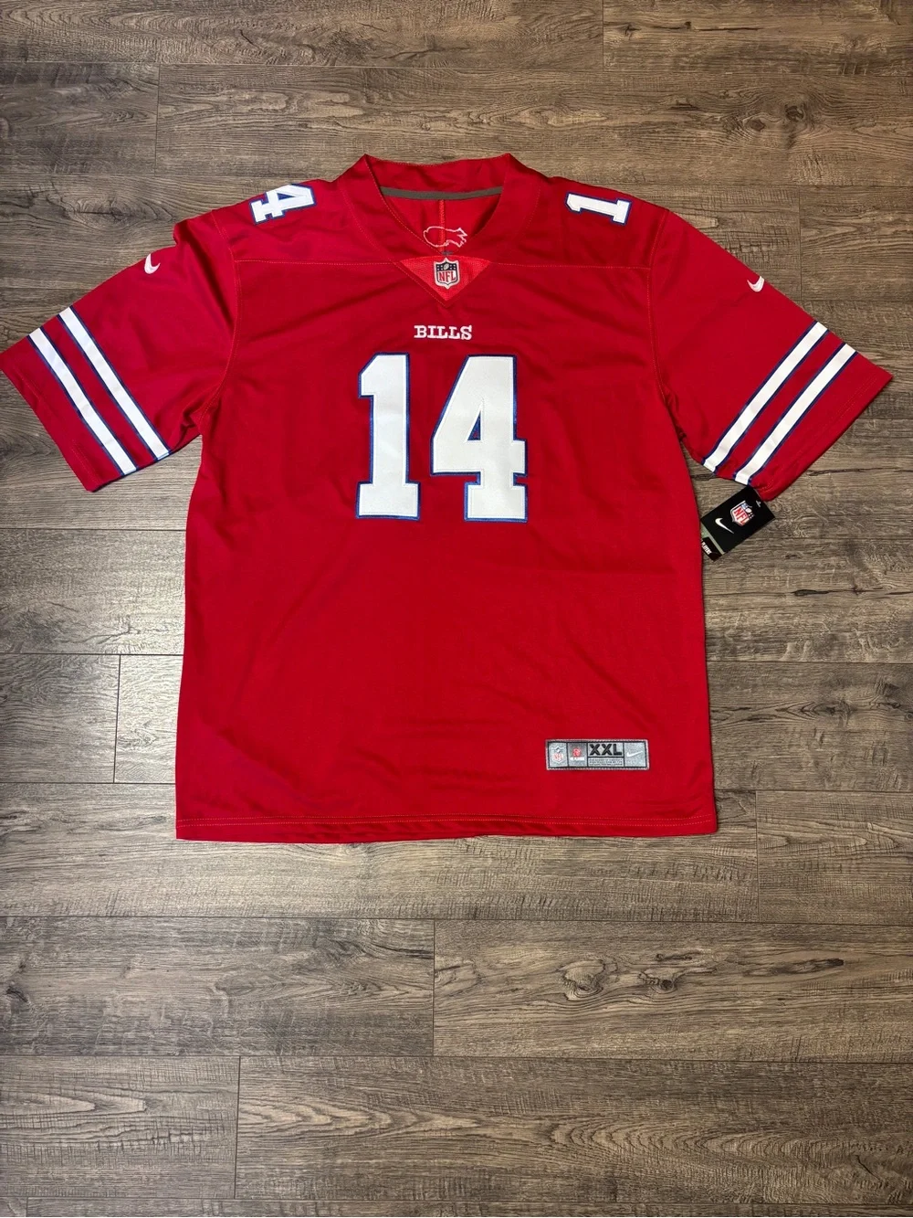 NWT Nike On Field Buffalo Bills Stefon Diggs #14 Alternate Jersey Red Size XXL